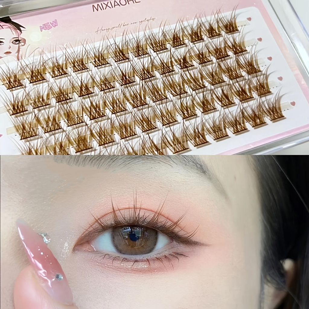 Mixiaohe Colorful Eyelashes 60 - Eyelash Extension Natural avaliação e preço