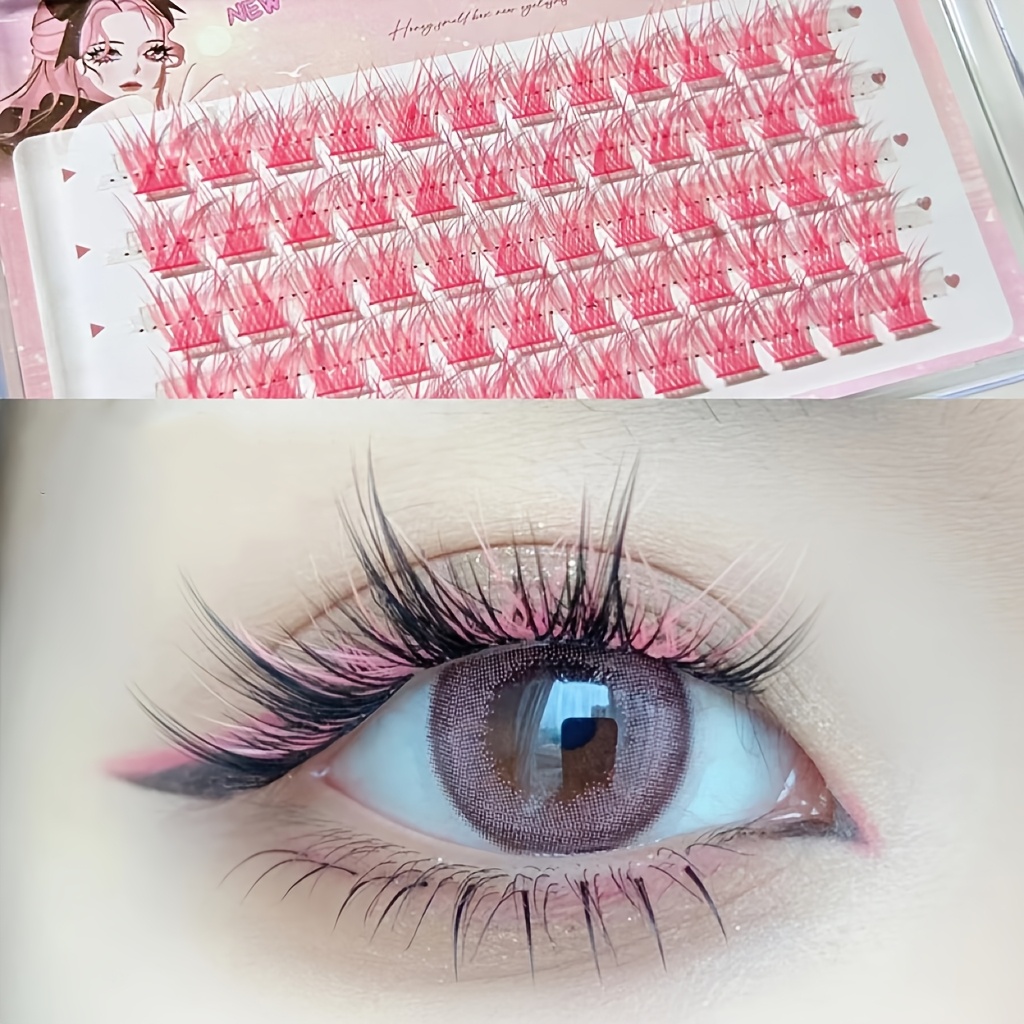 Mixiaohe Colorful Eyelashes 60 - Eyelash Extension Natural avaliação e preço