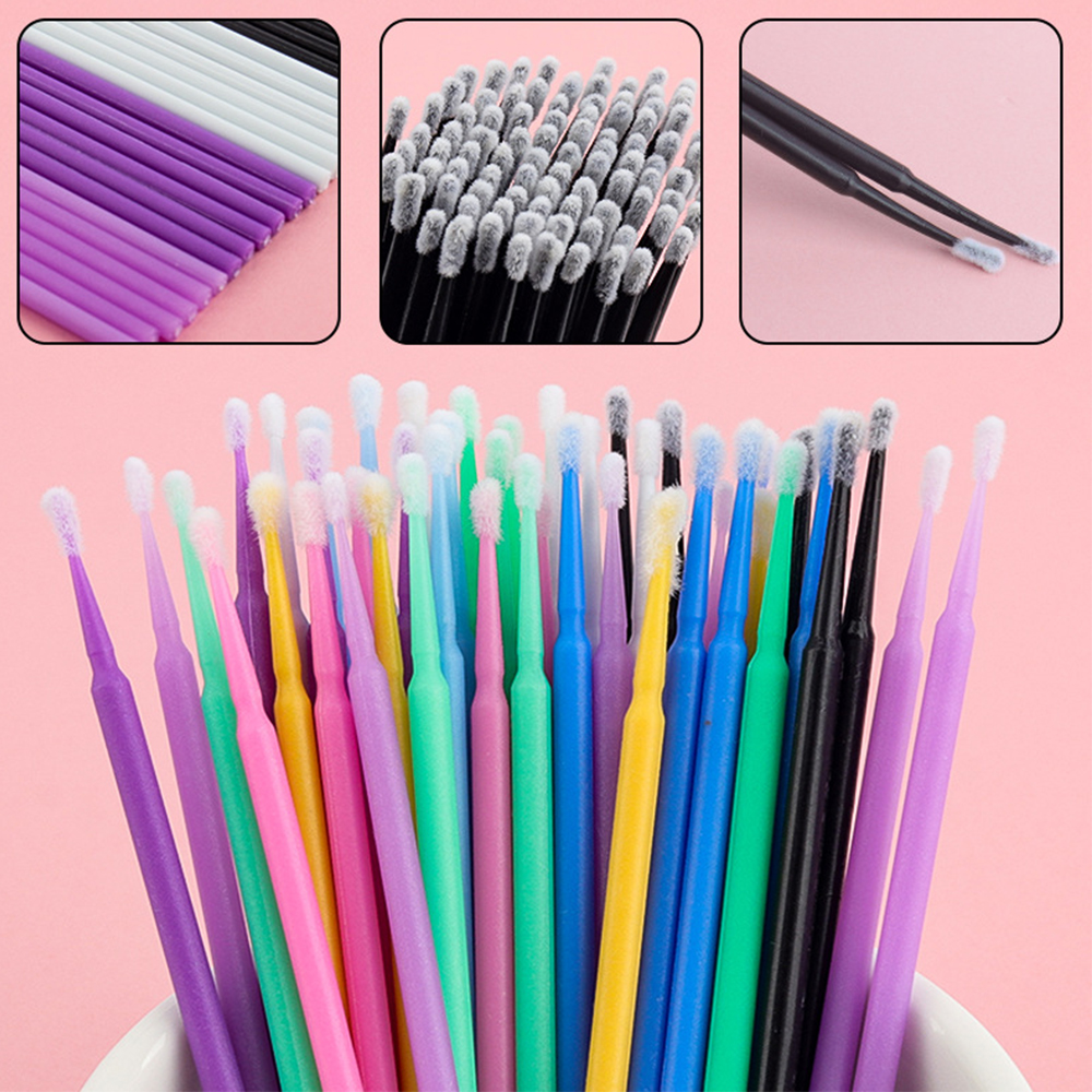 500/1000PCS Micro Brushes Eyel - Eyelash Extension Remover avaliação e preço