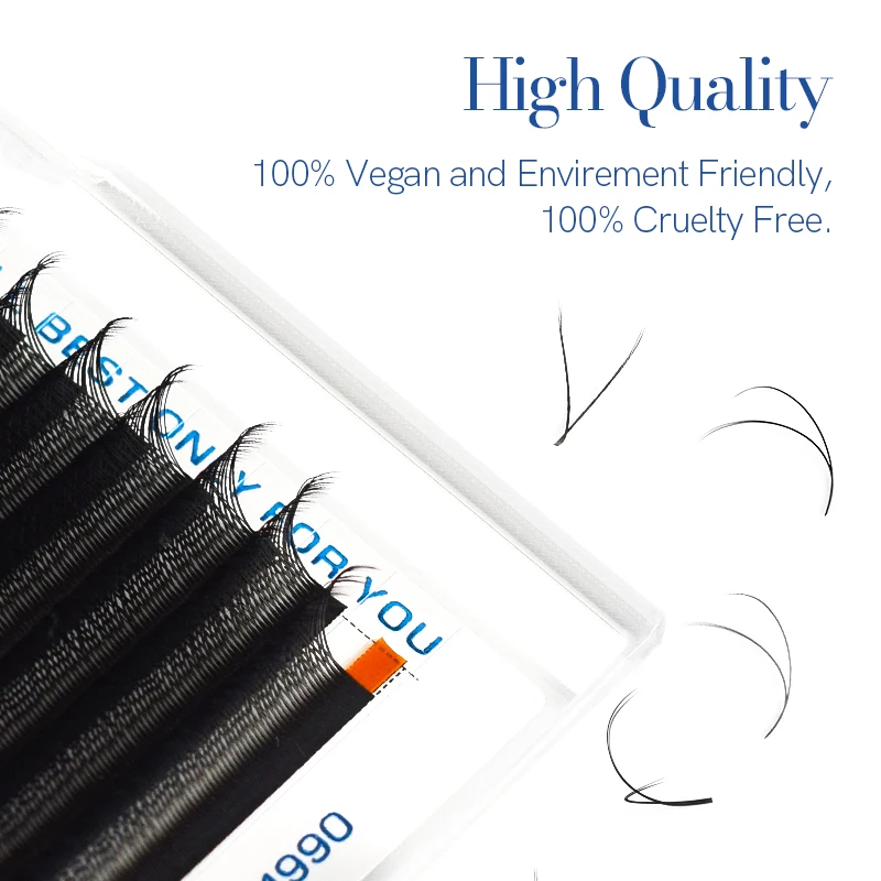 16 ros YY Shape Lashes Extensi - Eyelash Extension Yy avaliação e preço