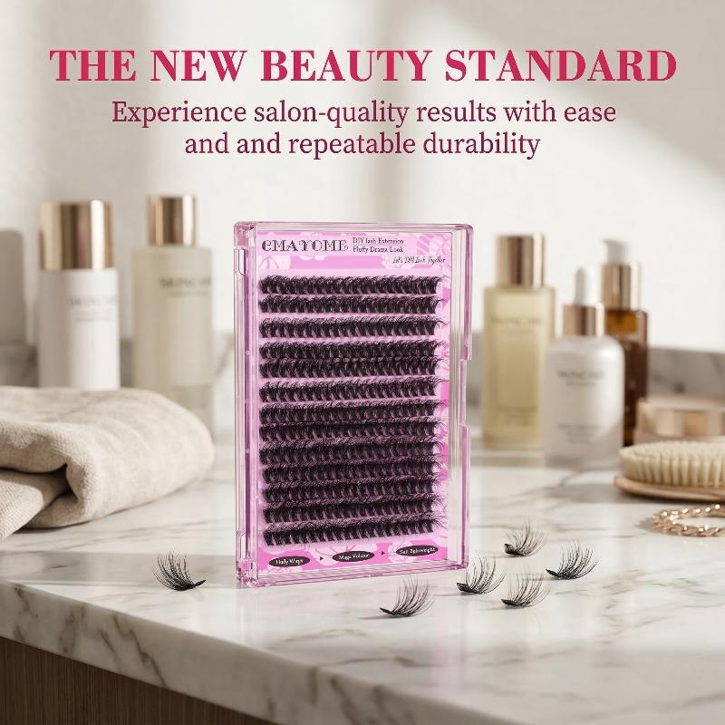 Wispy D Curl Cluster Lashes 14 - Eyelash Extension Equipment avaliação e preço