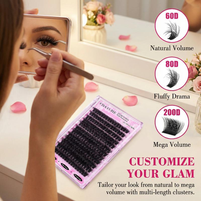 Wispy D Curl Cluster Lashes 14 - Eyelash Extension Equipment avaliação e preço
