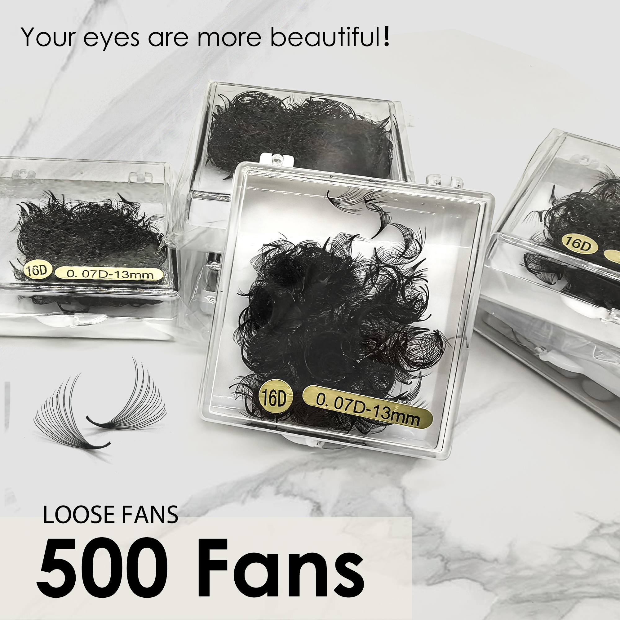 Tbestt Premade Fans Lashes 10D - Eyelash Extension Russian Volume avaliação e preço