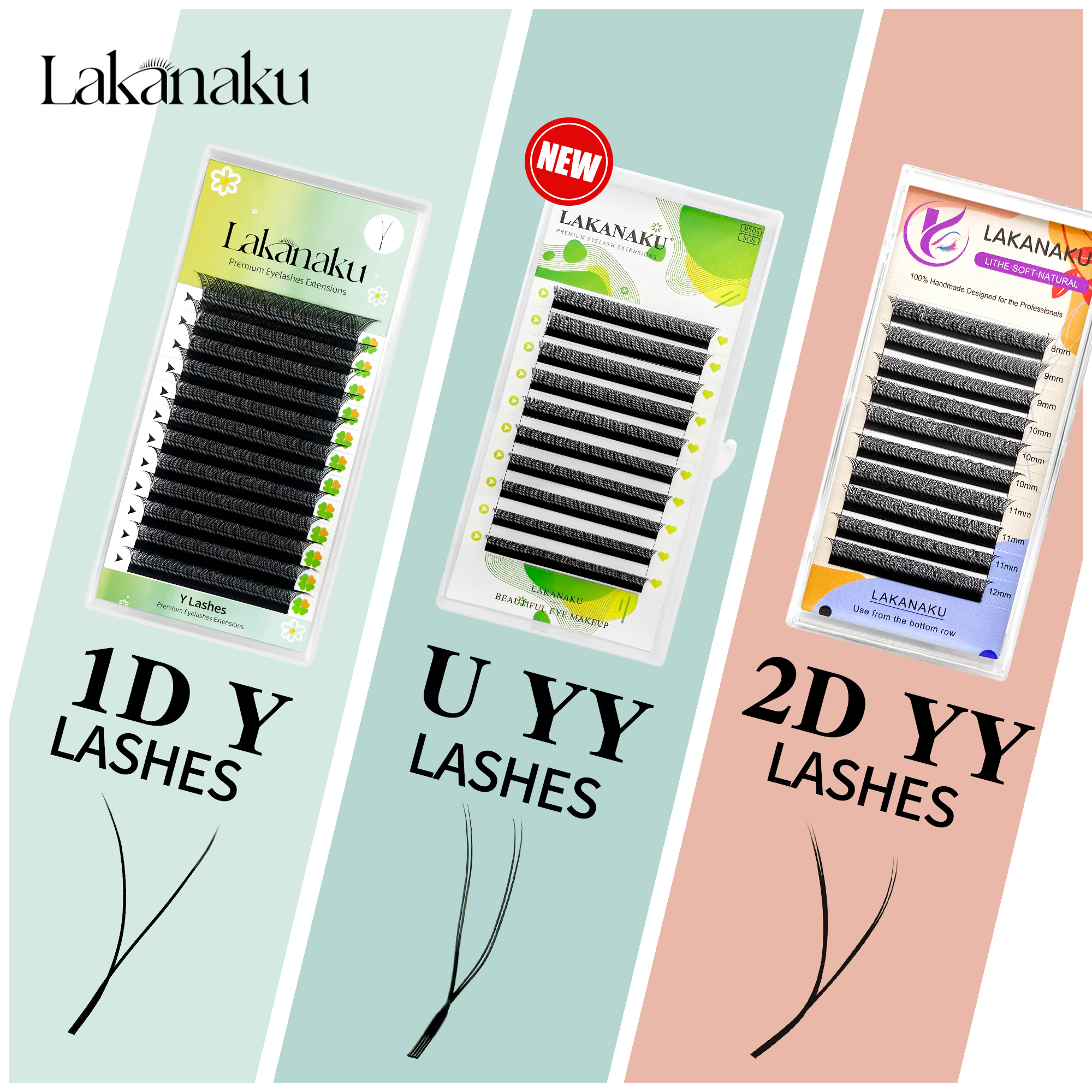 LAKANAKU New U YY Lash U Lash  - Eyelash Extension Yy avaliação e preço
