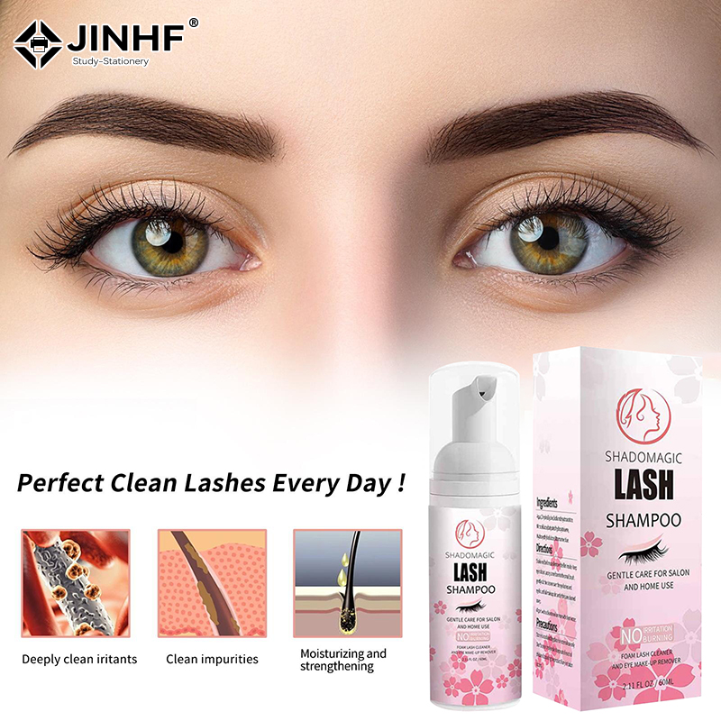 Fast Cleaning Lash Shampoo For - Eyelash Extension Remover avaliação e preço