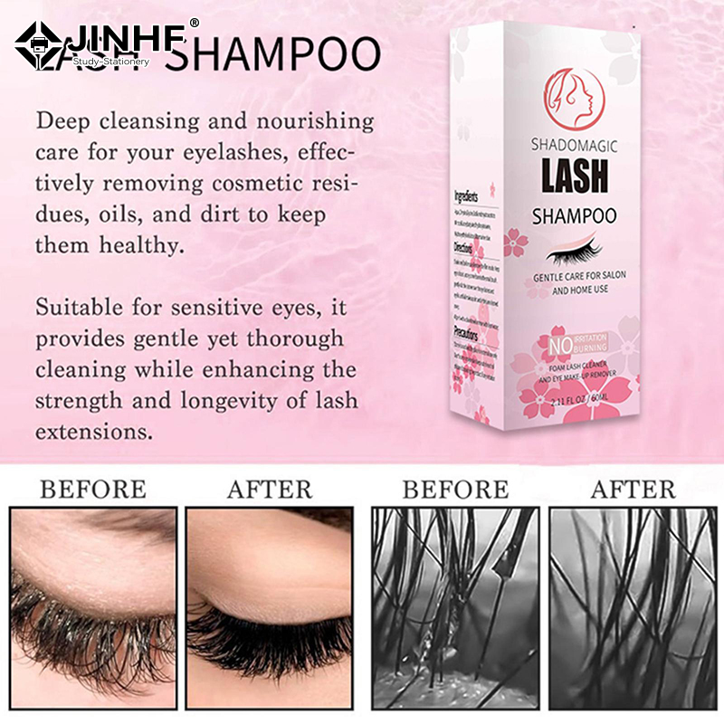 Fast Cleaning Lash Shampoo For - Eyelash Extension Remover avaliação e preço