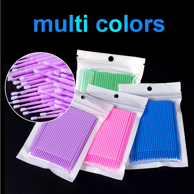100Pcs Eyelash Cleaning Brush  - Eyelash Extension Remover avaliação e preço