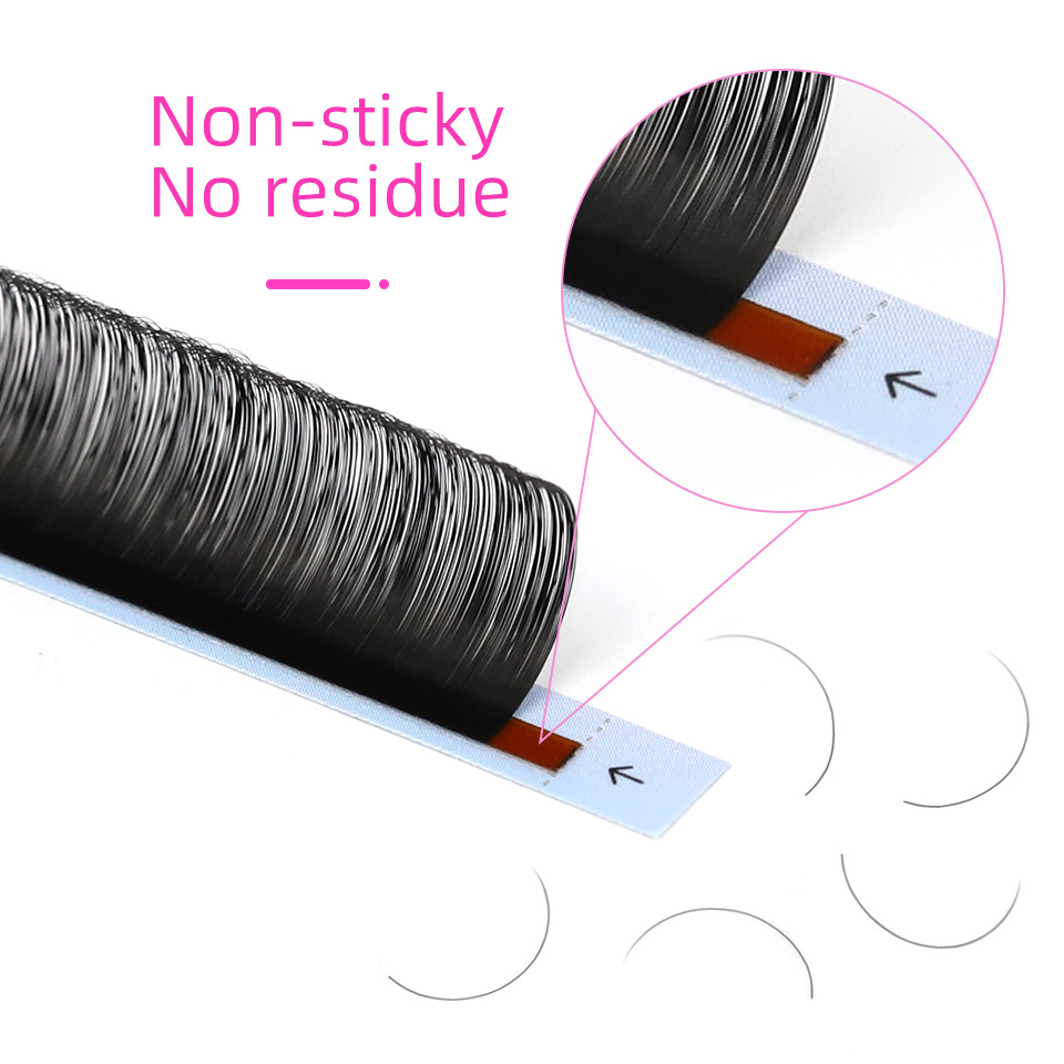 RUJADE 5 Cases/Lot False Eyela - Eyelash Extension Russian Volume avaliação e preço