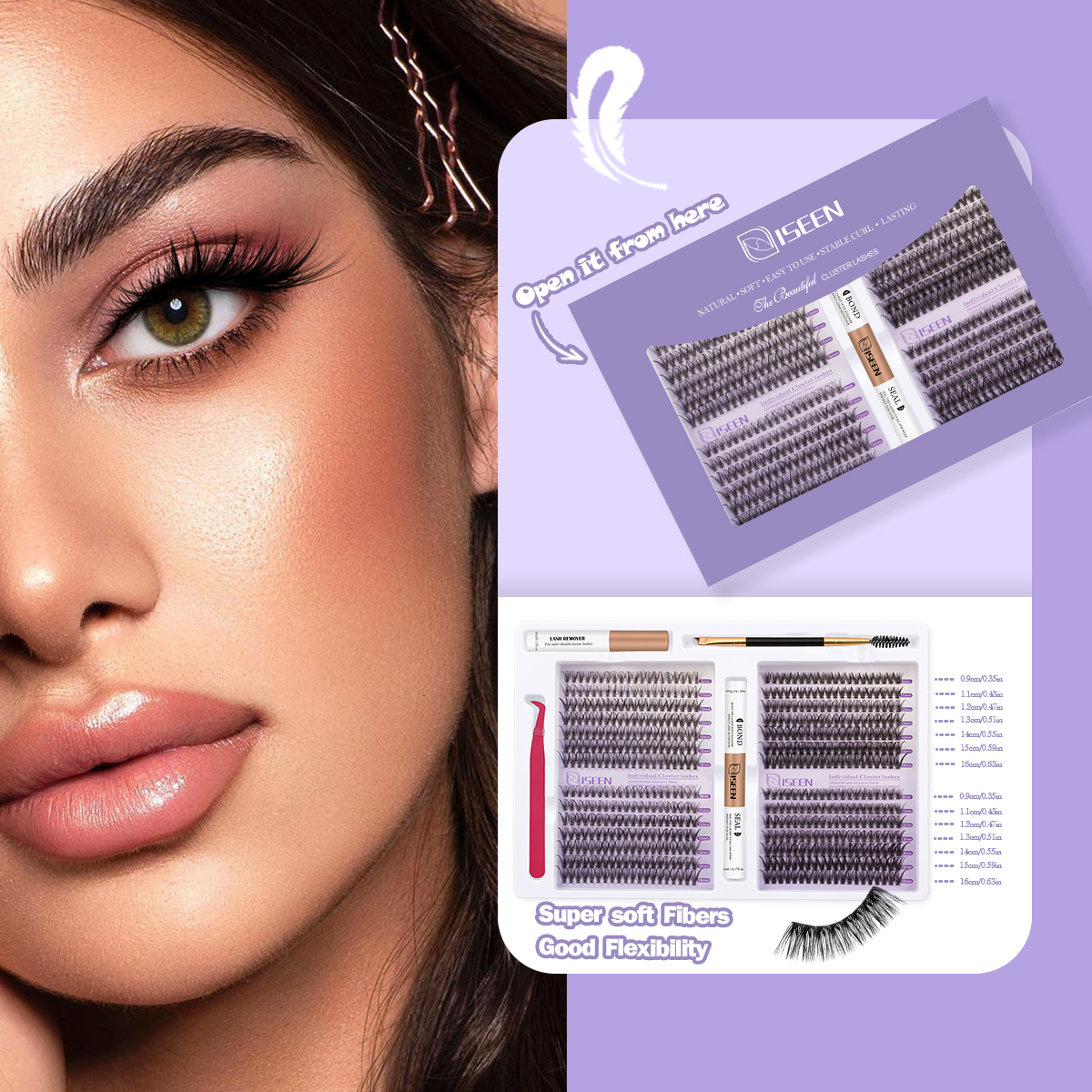 Eyelash Clusters Kit Soft Volu - Eyelash Extension Equipment avaliação e preço