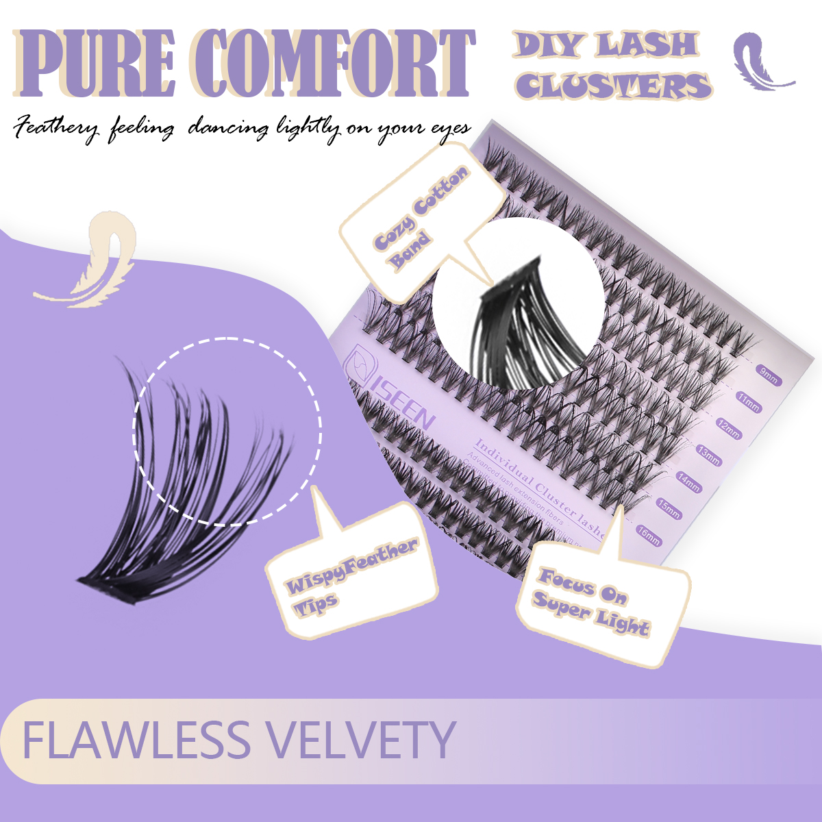 Eyelash Clusters Kit Soft Volu - Eyelash Extension Equipment avaliação e preço